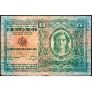 Franz Joseph I., 100 Kronen 1912