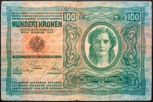 Franz Joseph I., 100 Kronen 1912