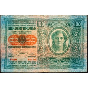 Franz Joseph I., 100 Kronen 1912