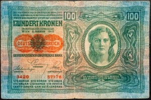 František Josef I., 100 korun 1912