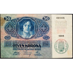 Franz Joseph I., 50 Korona 1914