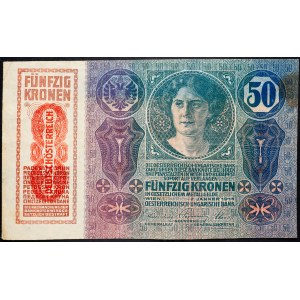 Franz Joseph I., 50 Korona 1914