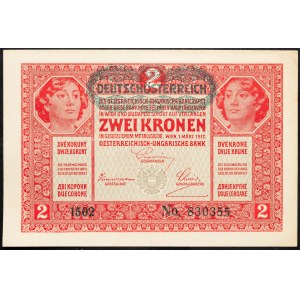 Charles I., 2 Krone 1917