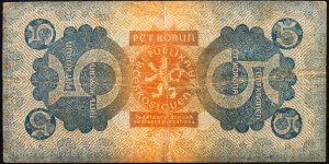 Československo, 5. korun 1921