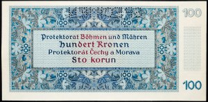 Protettorato di Boemia e Moravia, 100 Korun 1940