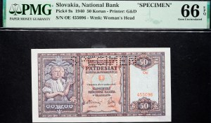 Slovensko, 50 Korún 1940