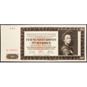 Protectorate of Bohemia and Moravia, 500 Korun 1942