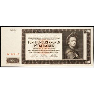 Protektorat Böhmen und Mähren, 500 Korun 1942