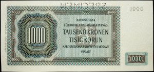 Protektorat Böhmen und Mähren, 1000 Korun 1942