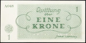 Czechoslovakia, 1 Krone 1943