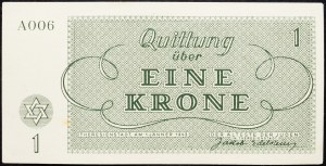 Československo, 1 koruna 1943