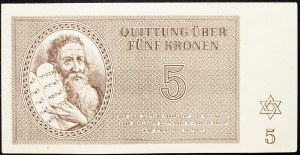 Czechosłowacja, 5 koron 1943 r.