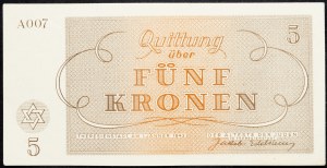 Czechoslovakia, 5 Kronen 1943
