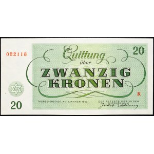 Czechoslovakia, 20 Kronen 1943