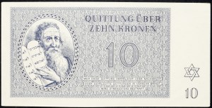 Tchécoslovaquie, 10 couronnes 1943