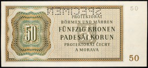 Protectorat de Bohême et de Moravie, 50 Korun 1944