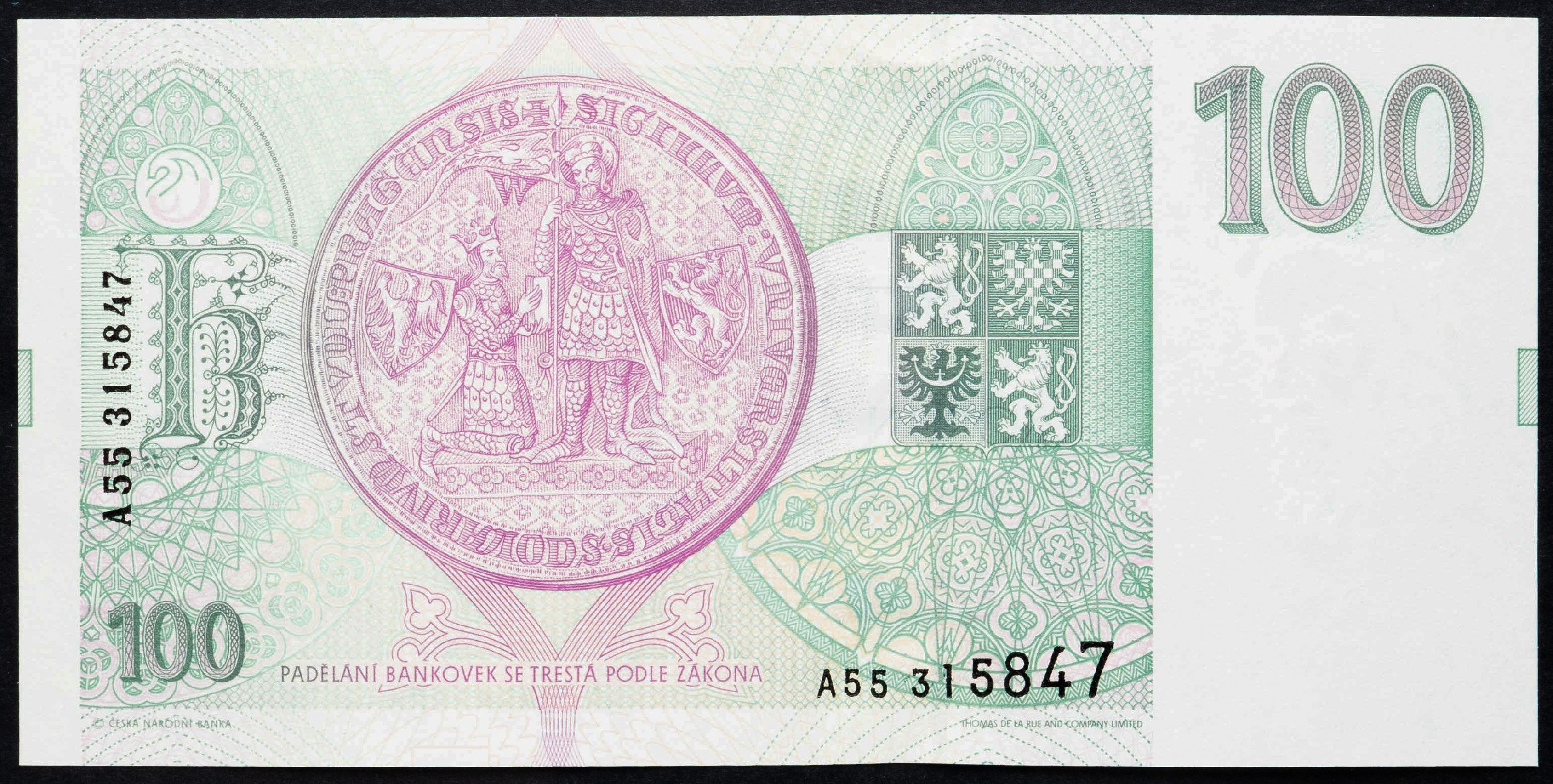 Czech Republic, 100 Korun 1993 - Online auction / Online