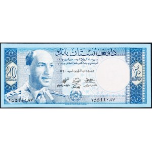 Afghanistan, 20 Afghanis 1961