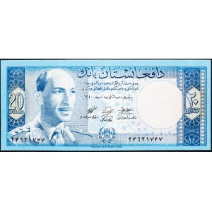 Afghanistan, 20 Afghanis 1961