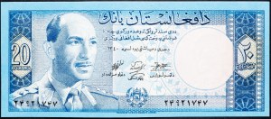 Afghánistán, 20 Afghánců 1961