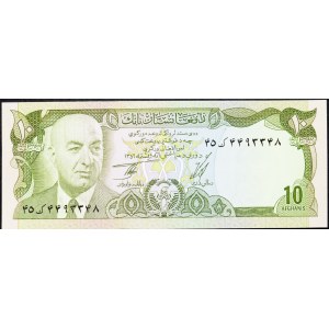 Afghanistan, 10 Afghanen 1973