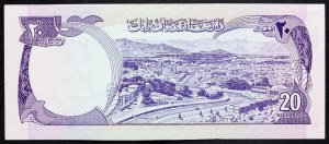 Afghanistan, 20 Afghanis 1973-1977