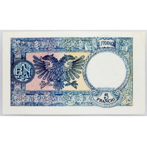 Albanien, 5 Franga 1939