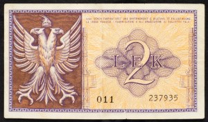 Albanien, 2 Lek 1941