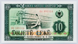 Albania, 10 Leke 1976