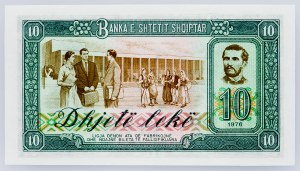 Albanien, 10 Leke 1976