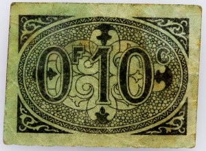 Algeria, 10 centesimi 1917