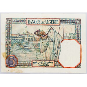 Algeria, 5 Francs 1933