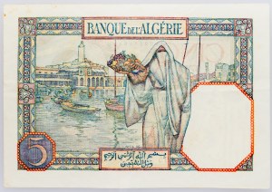 Algerien, 5 Francs 1933