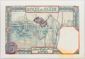 Algerien, 5 Francs 1933