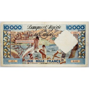 Algeria, 10000 Francs 1956