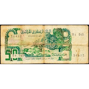 Algeria, 50 Dinars 1977