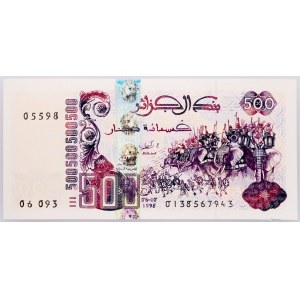 Algeria, 500 Dinars 1998