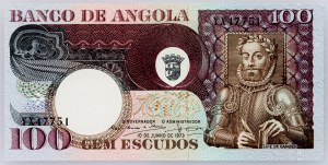 Angola, 100 scudi 1973