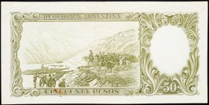 Argentína, 50 pesos 1967-1968