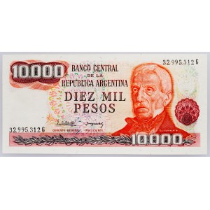 Argentina, 10000 Pesos 1982-1983