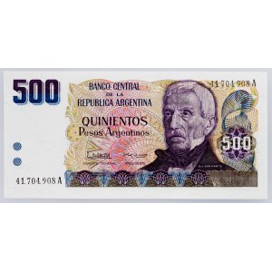 Argentina, 500 Pesos 1984