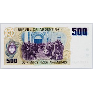 Argentina, 500 Pesos 1984
