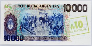 Argentína, 10 Australes 1985