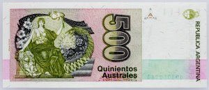 Argentine, 500 Australes 1988
