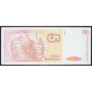 Argentina, 5 Australes 1987-1989