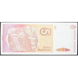Argentina, 5 Australes 1987-1989