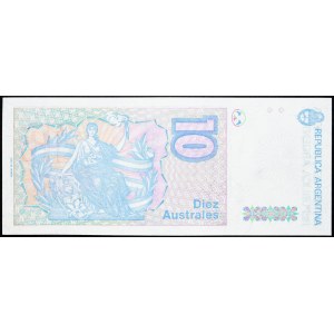 Argentina, 10 Australes 1987-1989