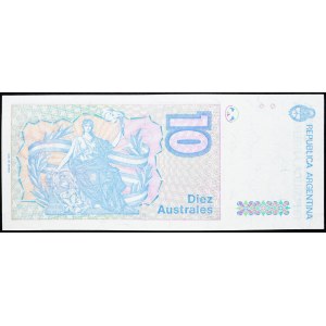 Argentine, 10 Australes 1987-1989