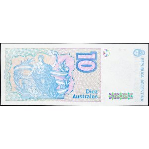 Argentina, 10 Australes 1987-1989