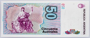Argentina, 50 Australes 1988-1989